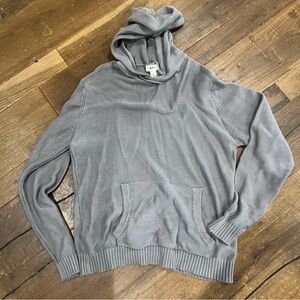RPI Charcoal Men's Sweater pullover with hood